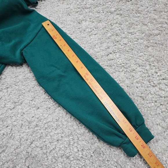 Lilly Pulitzer Suri Hoodie Womens Medium Green Long Sleeve 1/4 Zip Lounge‎ - Picture 11 of 12